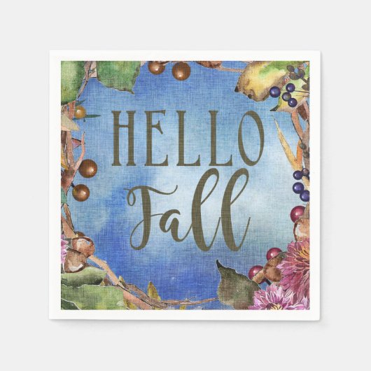 hallo Herfst Servet (Voorkant)