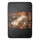 Hallo Herfst Sfeer Spook Cute Autumn Pompoen Badmat (Voorkant Verticaal)