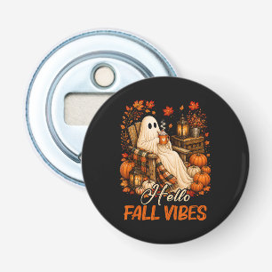 Hallo Herfst Sfeer Spook Cute Autumn Pompoen Button Flesopener