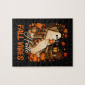 Hallo Herfst Sfeer Spook Cute Autumn Pompoen Legpuzzel (Horizontaal)