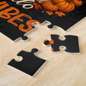 Hallo Herfst Sfeer Spook Cute Autumn Pompoen Legpuzzel (Zijkant)