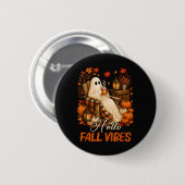 Hallo Herfst Sfeer Spook Cute Autumn Pompoen Ronde Button 5,7 Cm (Voorkant /achterkant)