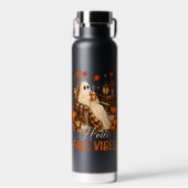 Hallo Herfst Sfeer Spook Cute Autumn Pompoen Waterfles (Voorkant)