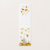 hallo Herfst-sjabloon Kaart (Buitenkant ongevouwen)