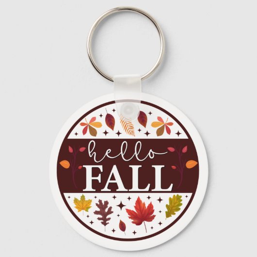 hallo Herfst Sleutelhanger (Voorkant)