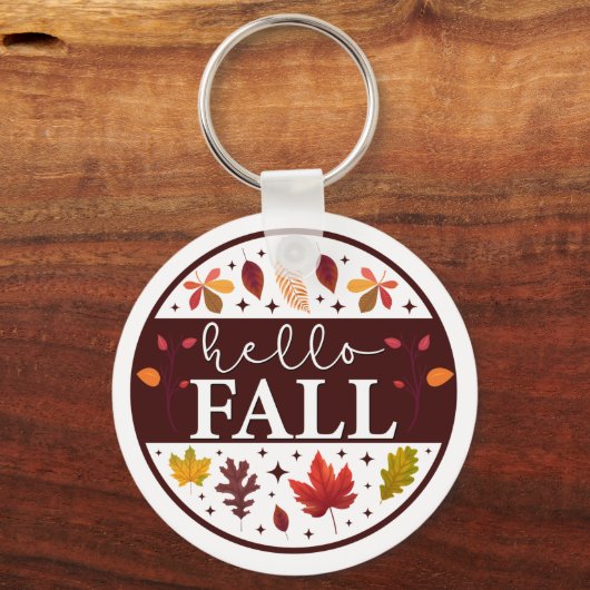 hallo Herfst Sleutelhanger (Voorkant)