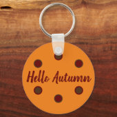 Hallo Herfst Sleutelhanger (Voorkant)