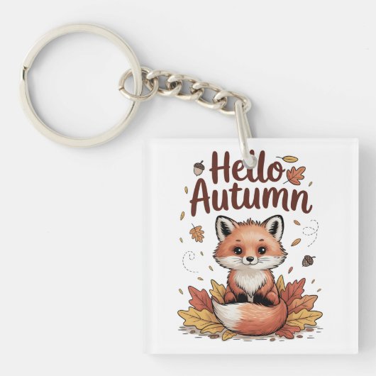 Hallo Herfst Sleutelhanger (voorkant)