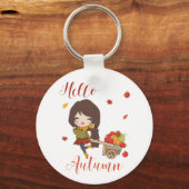 hallo herfst sleutelhanger Herfst thema sleutelhan (Voorkant)
