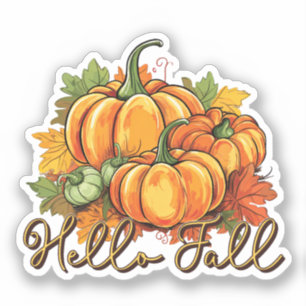 hallo Herfst Sticker
