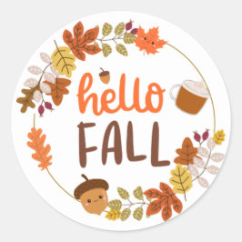 hallo Herfst sticker