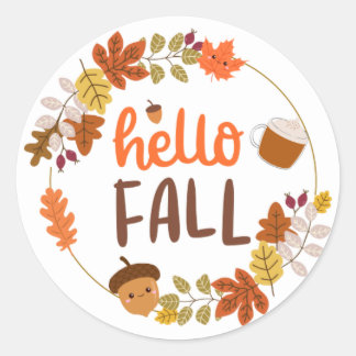 hallo Herfst sticker