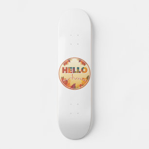 hallo herfst, sticker, telefoongeval, kussen persoonlijk skateboard
