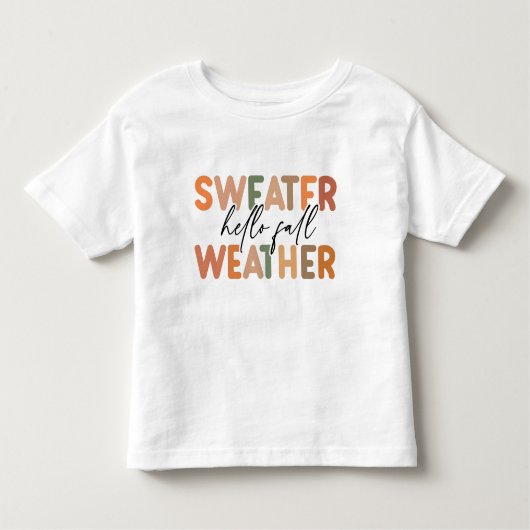 Hallo Herfst | sweaterweer Kinder Shirts (Voorkant)