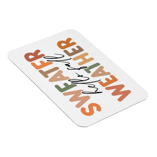 Hallo Herfst | sweaterweer Magneet (Rechterzijde)