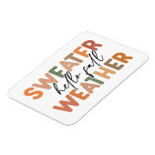 Hallo Herfst | sweaterweer Magneet (Linkerzijde)