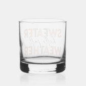 Hallo Herfst | sweaterweer Whisky Glas (Achterkant)