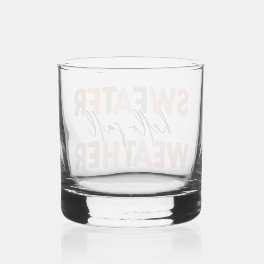 Hallo Herfst | sweaterweer Whisky Glas (Achterkant)