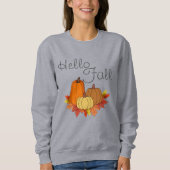 Hallo Herfst Sweatshirt -Bewerkbare tekst (Voorkant)