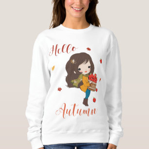 Hallo herfst sweatshirt voor meisjes en vrouwen