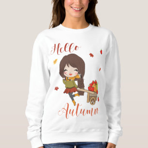 Hallo herfst sweatshirt voor meisjes en vrouwen