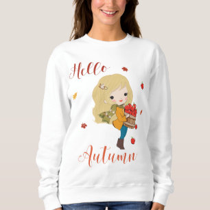 hallo herfst sweatshirt voor meisjes en vrouwen