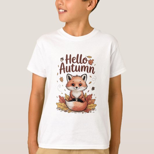 Hallo Herfst T-shirt (Voorkant)