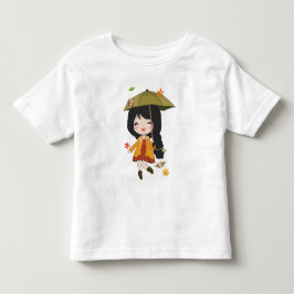 Hallo herfst T-shirt meisjes herfst thema T-shirt