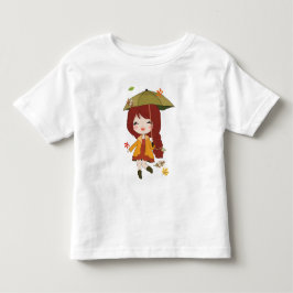 Hallo herfst T-shirt meisjes herfst thema T-shirt