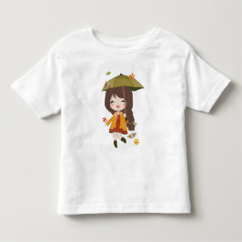 Hallo herfst T-shirt meisjes herfst thema T-shirt