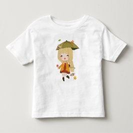 Hallo herfst T-shirt meisjes herfst thema T-shirt