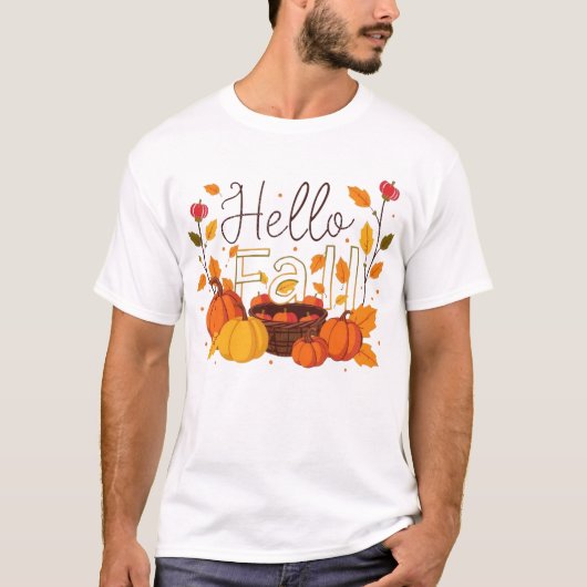 Hallo Herfst T-shirts - Gezellige herfstvibes (Voorkant)
