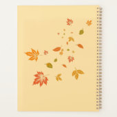 Hallo Herfst Teacher Waterverf Autumn gepersonalis Planner (Achterkant)