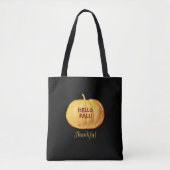 hallo HERFST Thankful Autumn Pumpkin Carry Tote Bag (Voorkant)