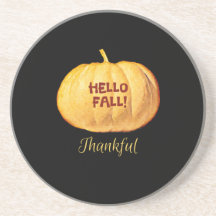 hallo HERFST Thankful Gratitude Autumn Pumpkin