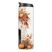 Hallo Herfst Thanksgiving,  Herfst Tumbler Thermosbeker (Geroteerd rechts)