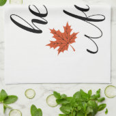 hallo Herfst Theedoek (Gevouwen)