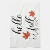 hallo Herfst Theedoek (Verticaal)