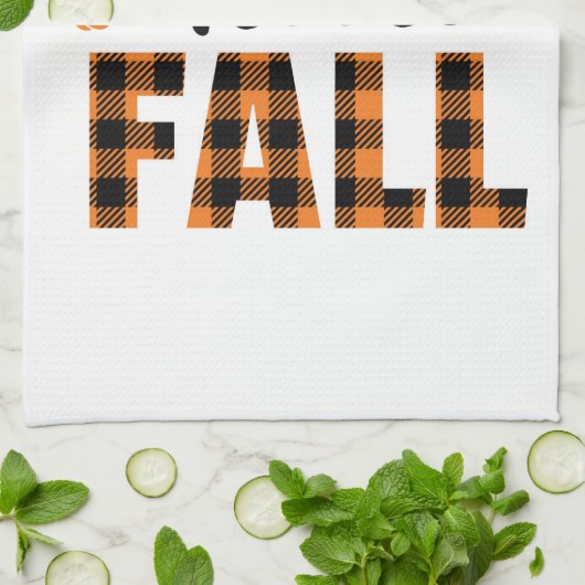 hallo Herfst Theedoek (Gevouwen)