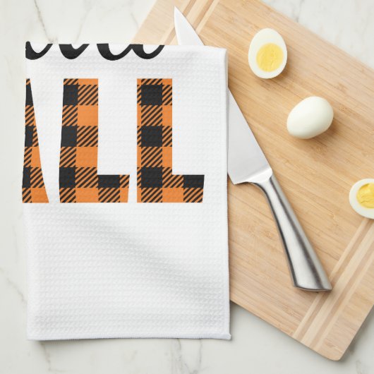 hallo Herfst Theedoek (Quarter Fold)