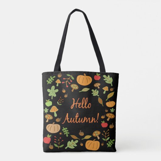 hallo herfst! tote bag (Achterkant)
