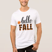 hallo Herfst Tri-Blend Shirt (Voorkant)
