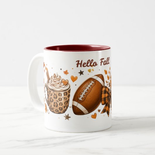 Hallo Herfst Twee-Tons Mok (Voorkant links)