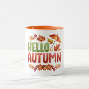 Hallo Herfst Twee-Tons Mok Gezellige Herfst Cade