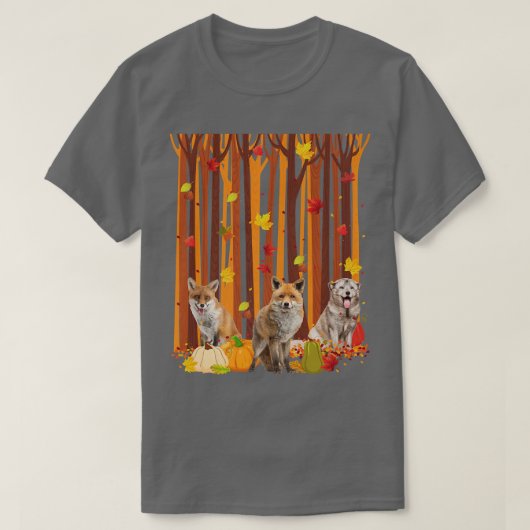 hallo herfst van Maple Leaf Herfst Pumpkin Mannen T-shirt (Design voorkant)