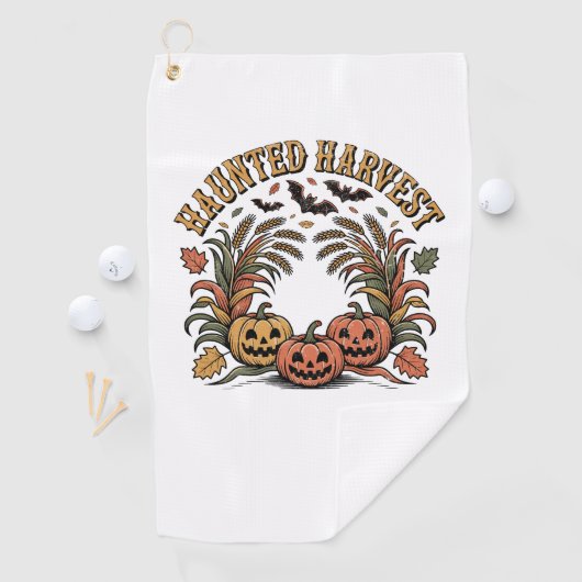 Hallo Herfst Vibes Pompoen Golfhanddoek (Insitu)