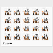hallo Herfst Vierkante Sticker (Vel)
