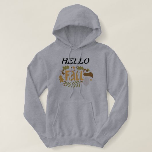 Hallo Herfst Vrouwen Hoodie (Design voorkant)