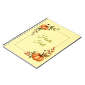 Hallo Herfst Waterverf Gezellig Notitieboek (Linkerzijde)