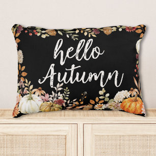 Hallo Herfst Waterverf Oogst Pompoen Botanisch Accent Kussen